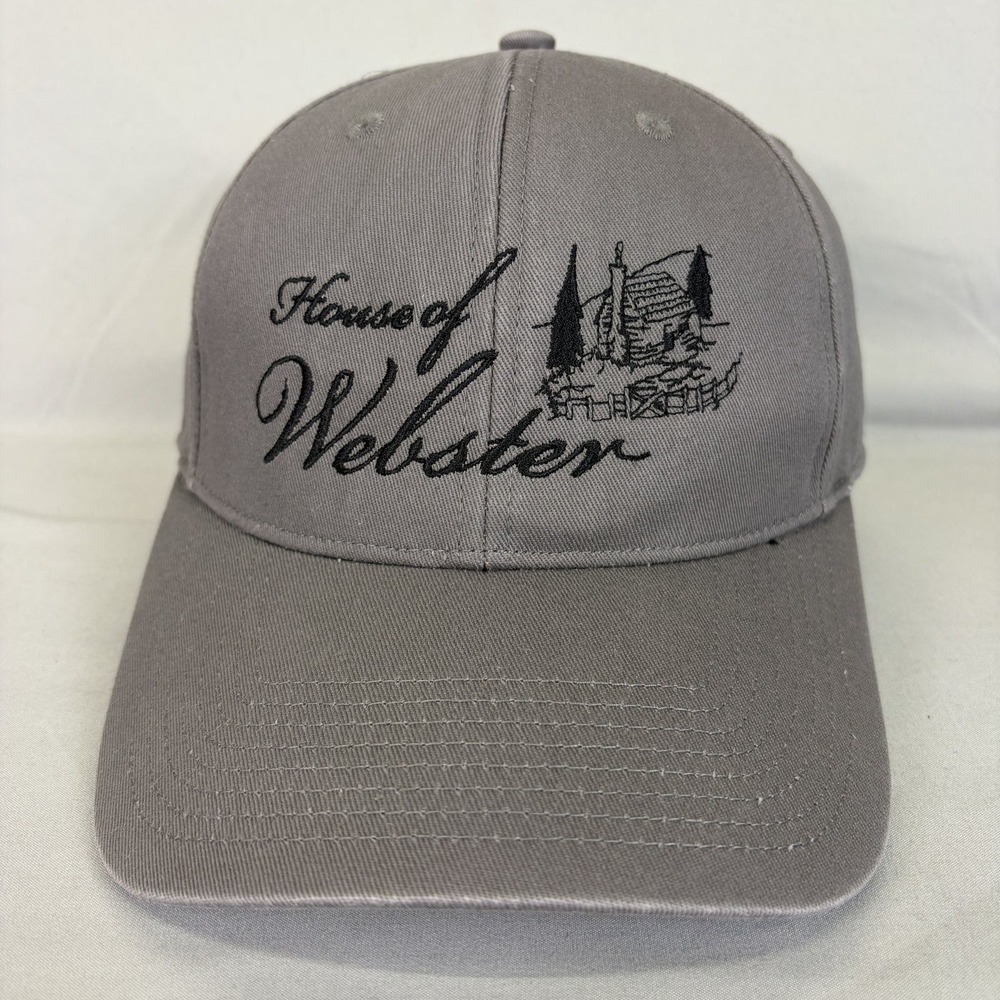 Outdoor Cap Baseball Hat House of Webster Mens OSFM Gray Embroidered Snapback